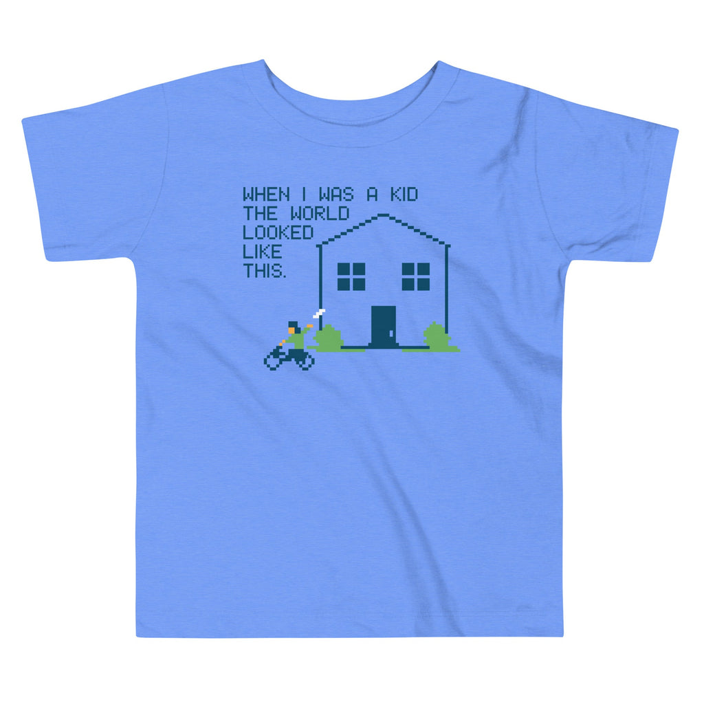 When I Was A Kid The World Kid's Toddler Tee product image 1