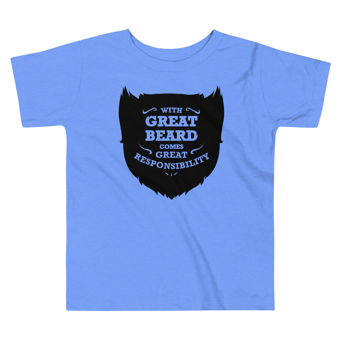 With Great Beard Comes Responsibility Kid's Toddler Tee product image 4