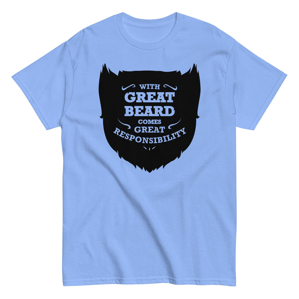 With Great Beard Comes Responsibility Men's Classic Tee product image 4