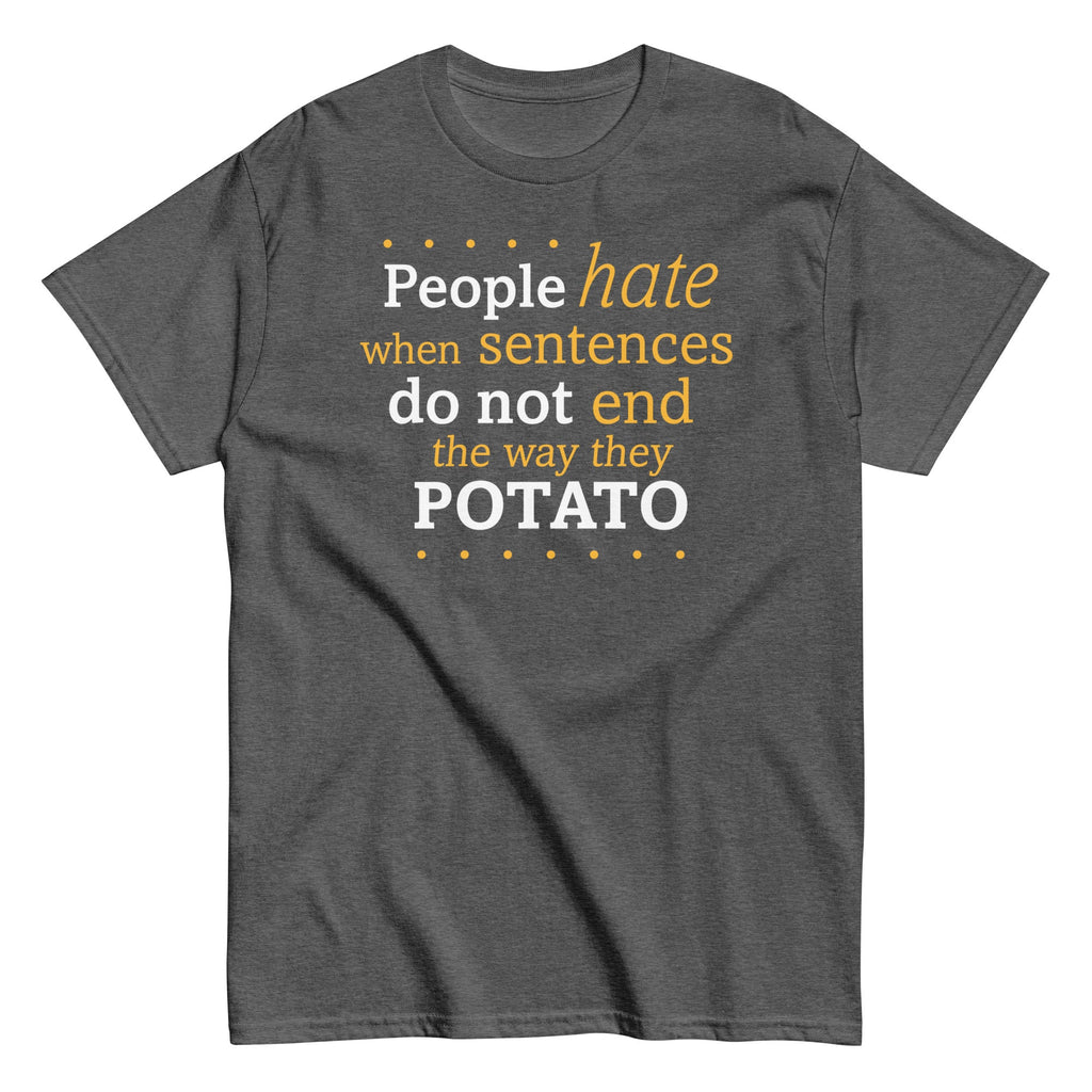 Sentences That End In Potato Men's Classic Tee product image 4