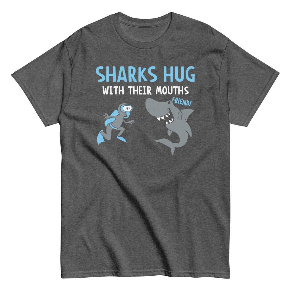 Sharks Hug With Their Mouths Men's Classic Tee product image 5
