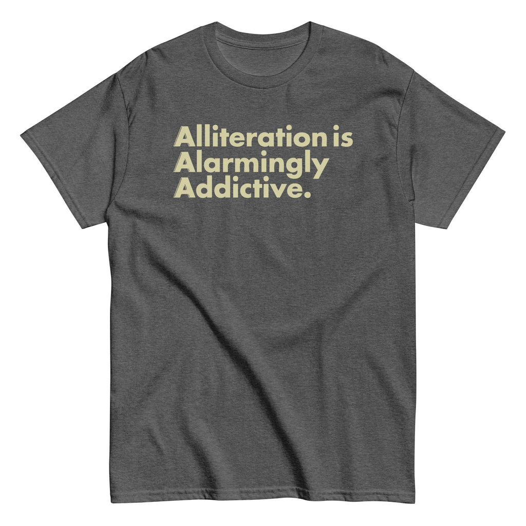 Alliteration Is Alarmingly Addictive Men's Classic Tee product image 4