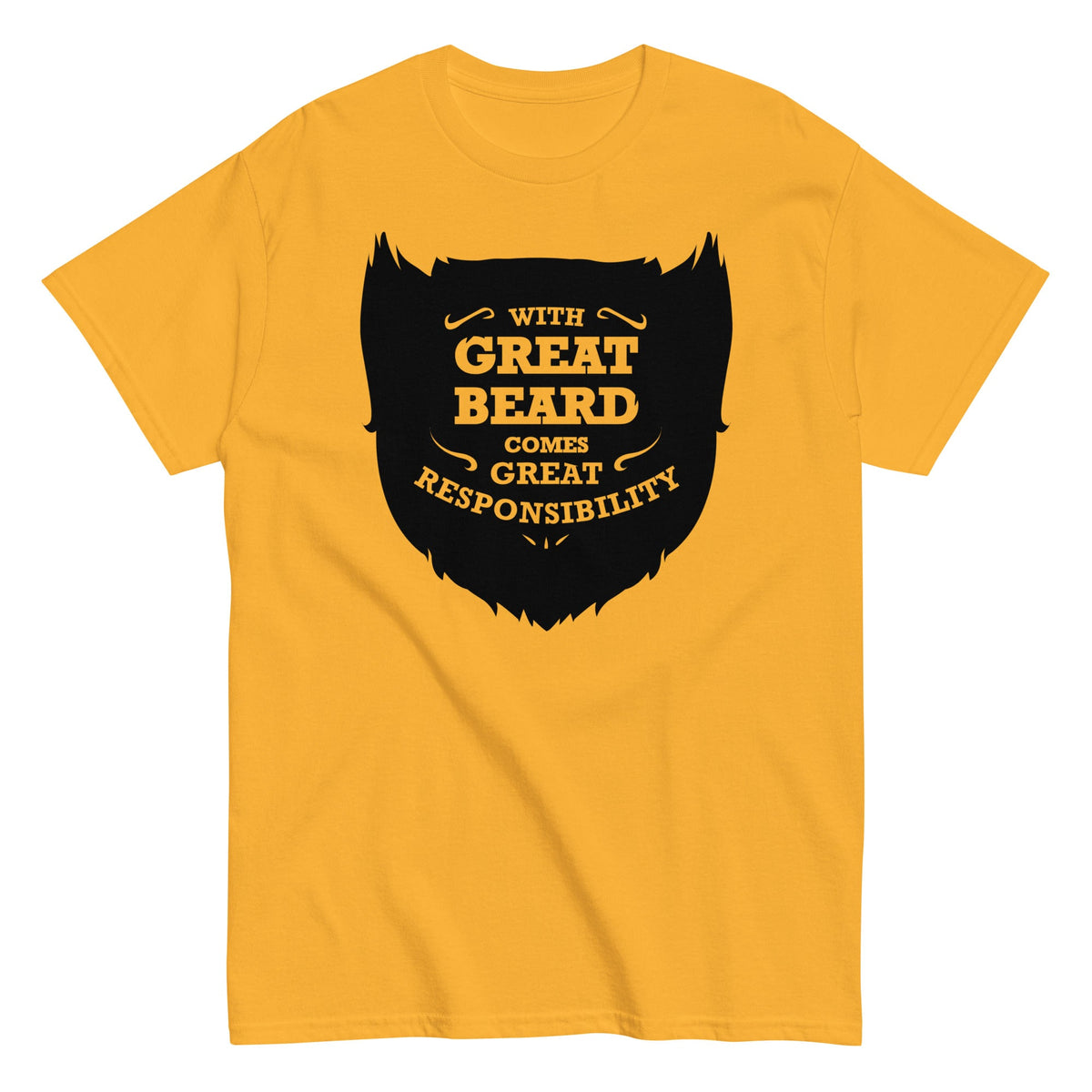 With Great Beard Comes Responsibility Men's Classic Tee product image 5