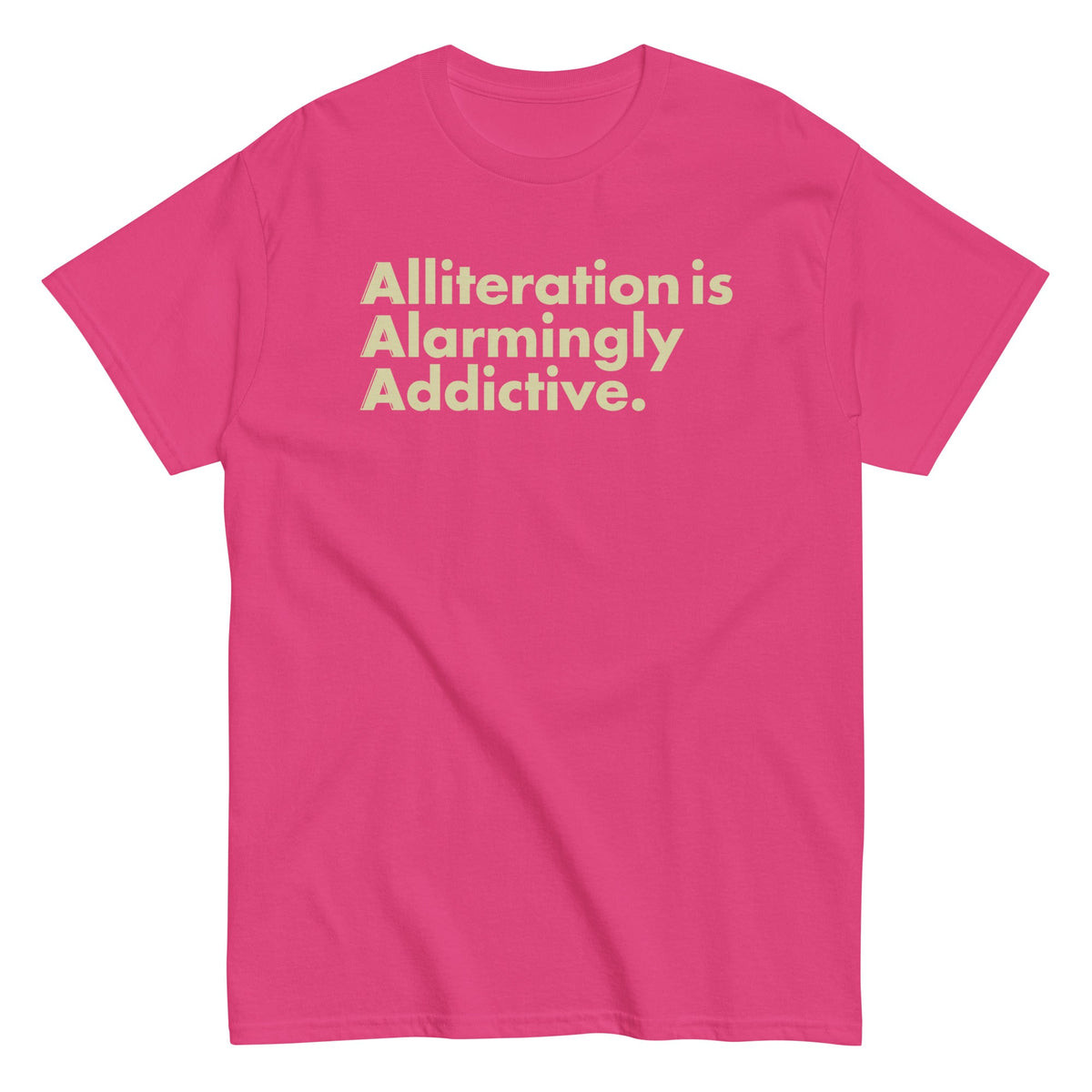 Alliteration Is Alarmingly Addictive Men's Classic Tee product image 6