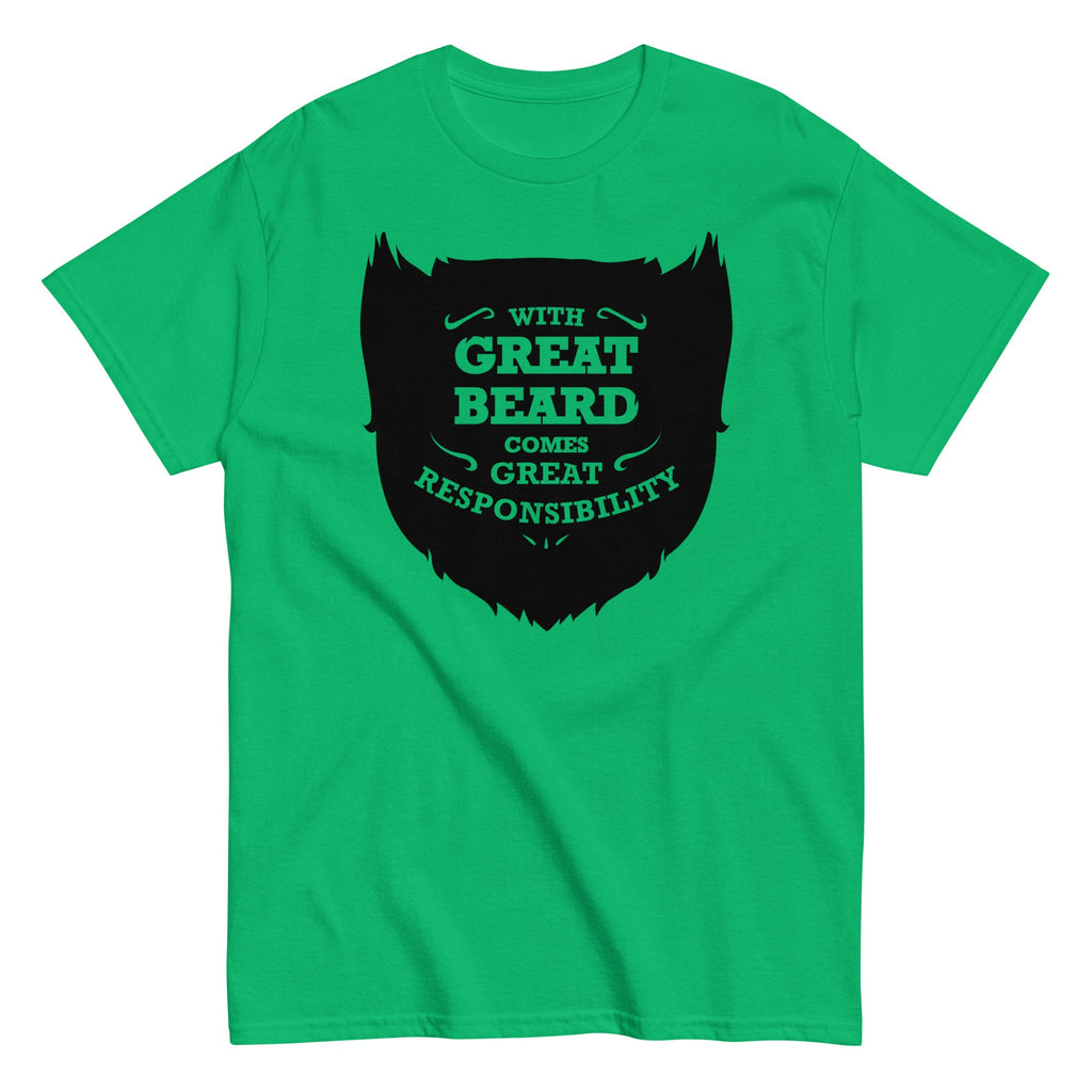 With Great Beard Comes Responsibility Men's Classic Tee product image 6