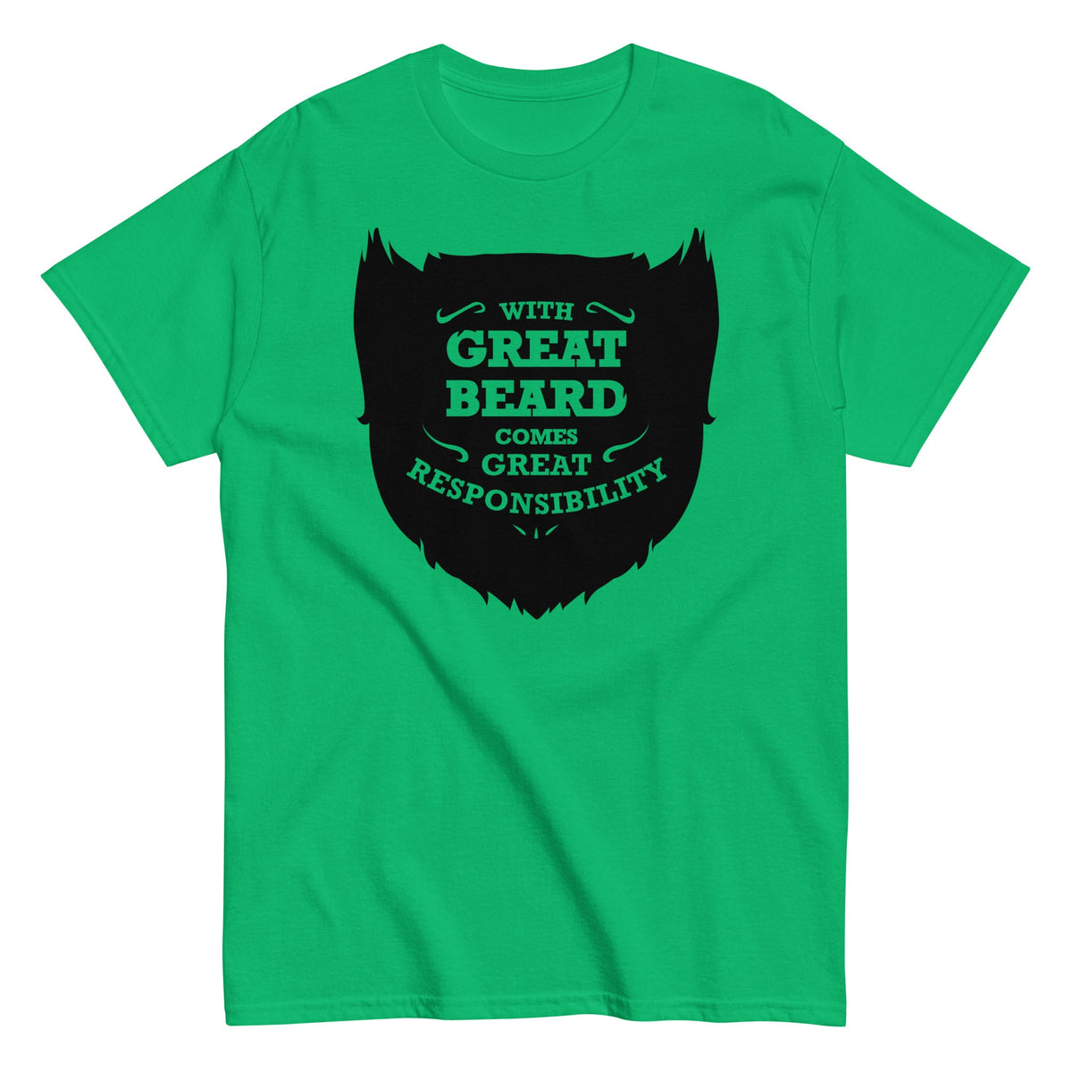 With Great Beard Comes Responsibility Men's Classic Tee product image 6