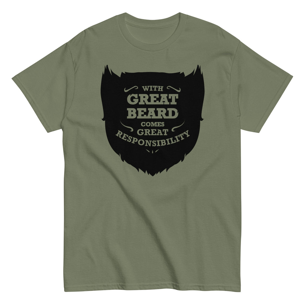 With Great Beard Comes Responsibility Men's Classic Tee product image 7