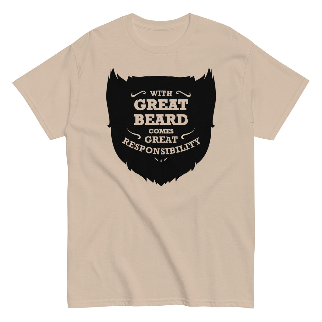With Great Beard Comes Responsibility Men's Classic Tee product image 2