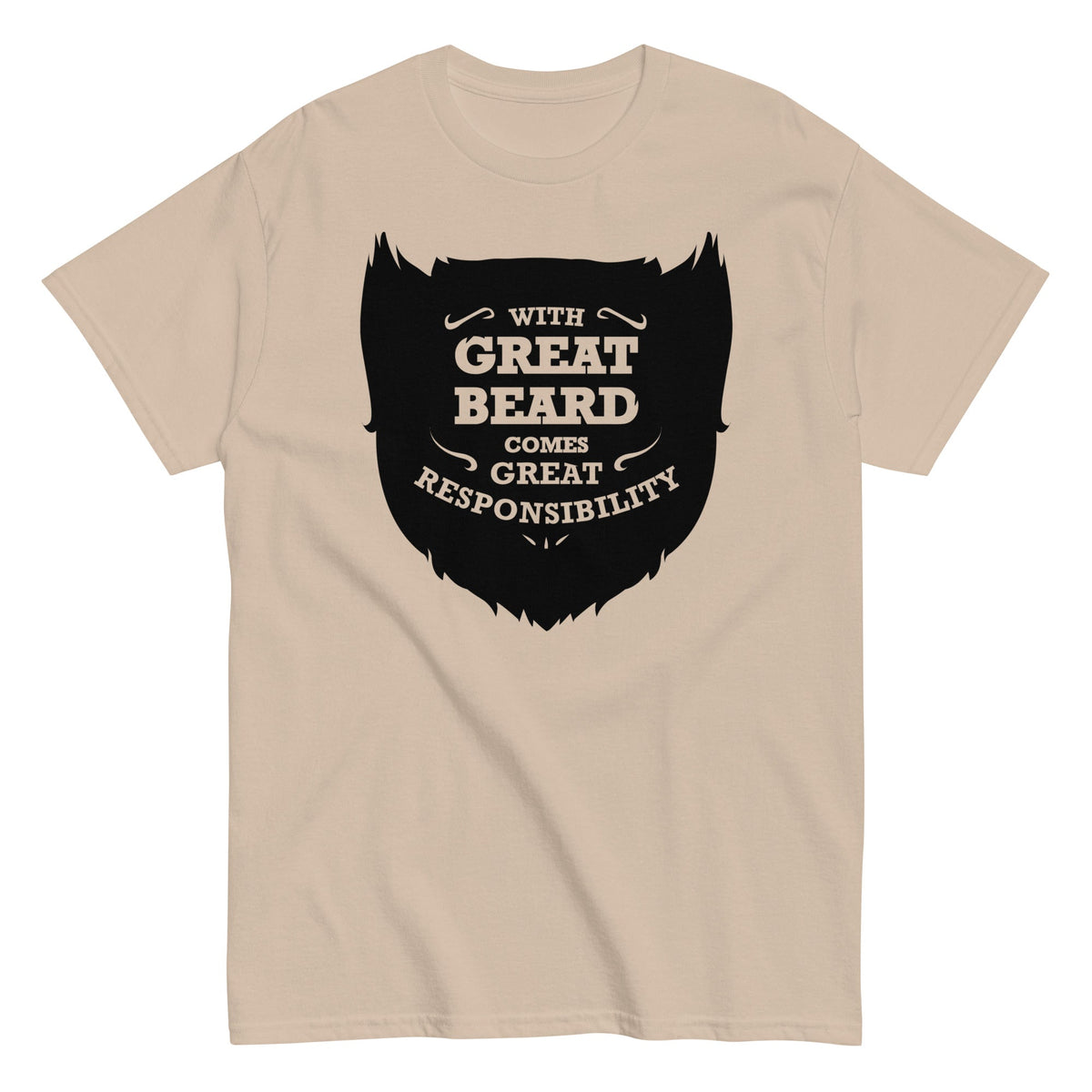 With Great Beard Comes Responsibility Men's Classic Tee product image 2
