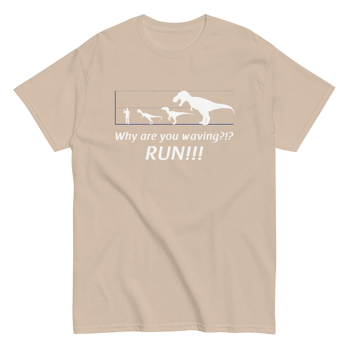 Why Are You Waving? Run! Men's Classic Tee product image 3