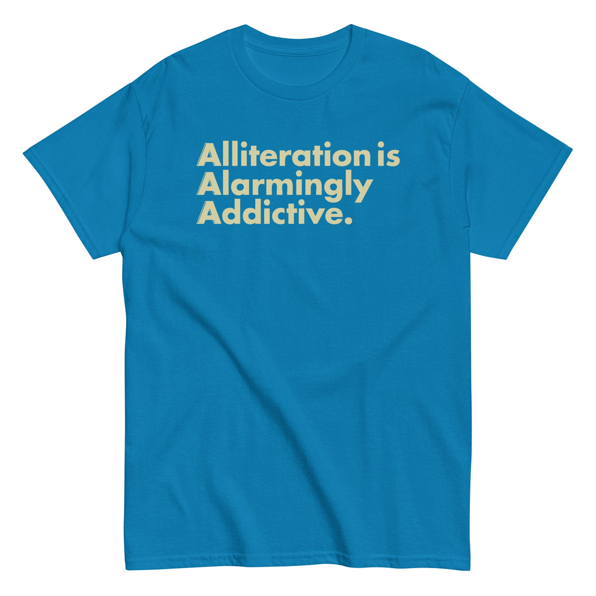 Alliteration Is Alarmingly Addictive Men's Classic Tee product image 5