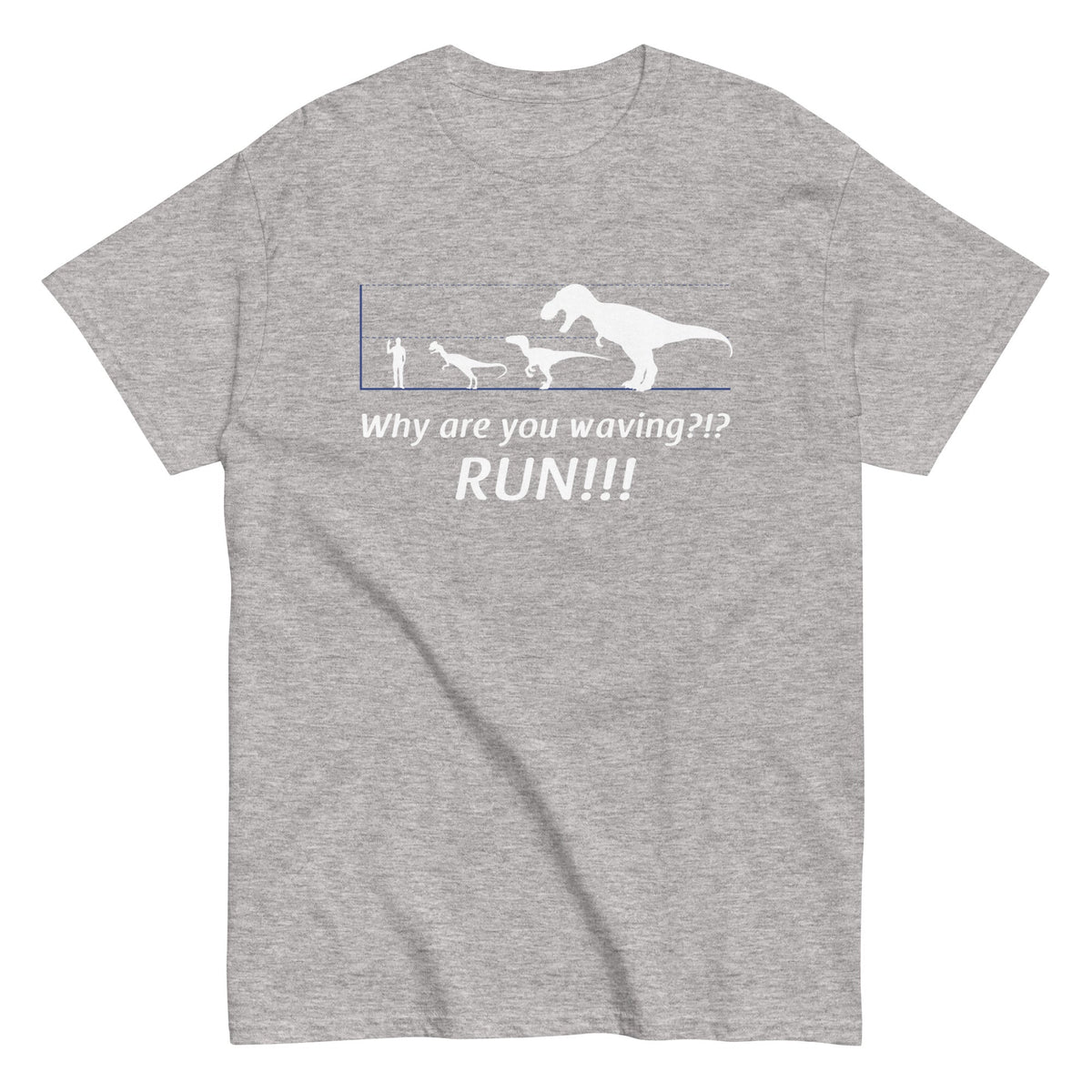 Why Are You Waving? Run! Men's Classic Tee product image 5