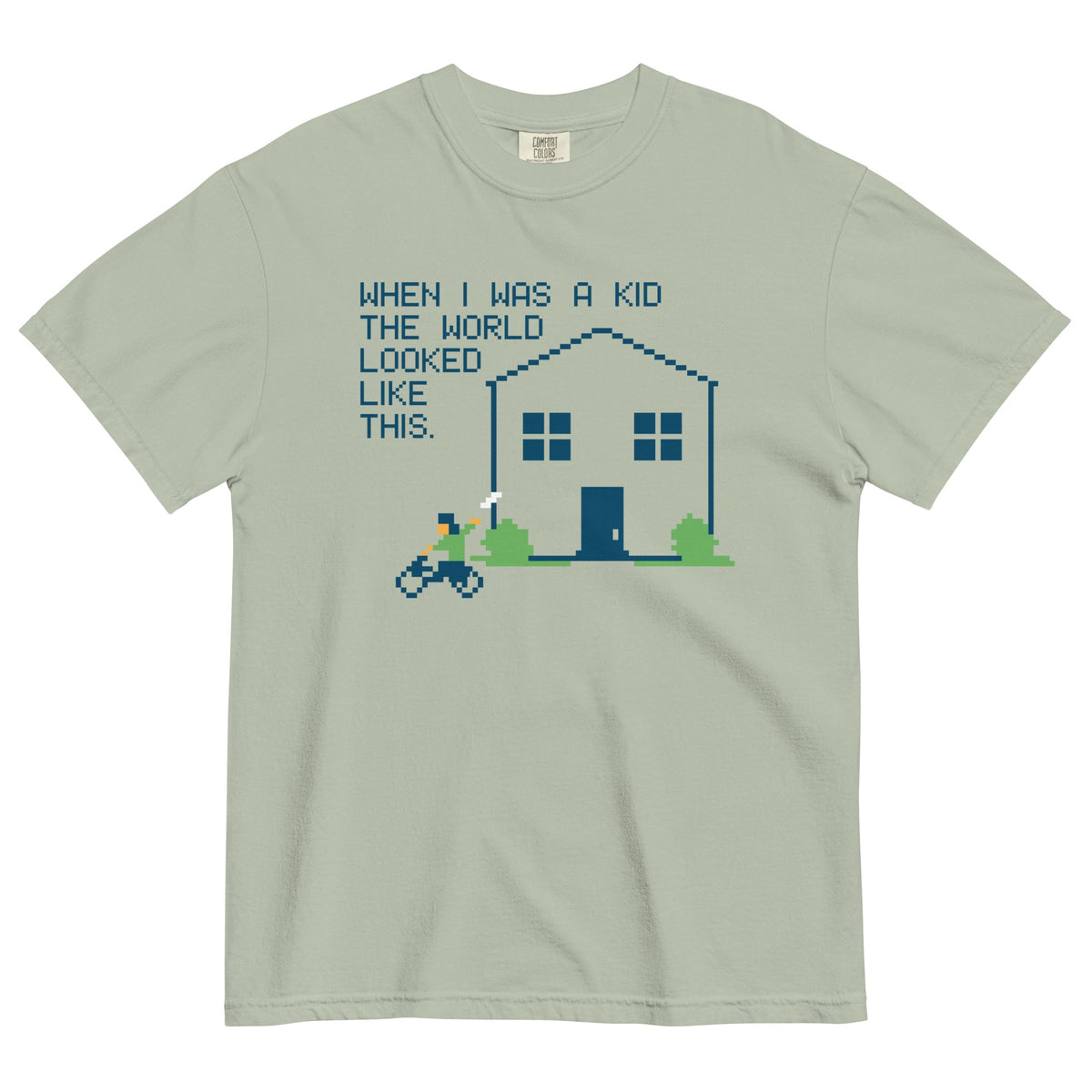 When I Was A Kid The World Men's Relaxed Fit Tee product image 3