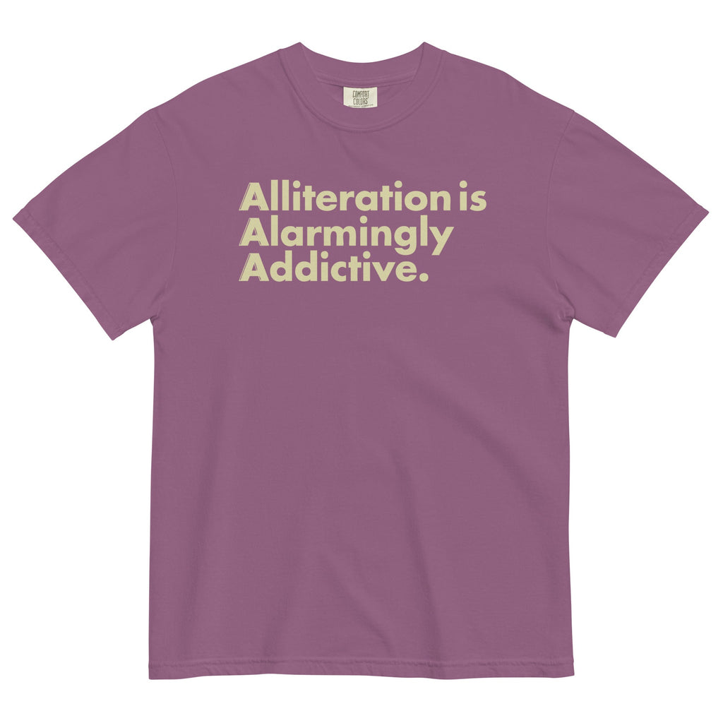 Alliteration Is Alarmingly Addictive Men's Relaxed Fit Tee product image 3