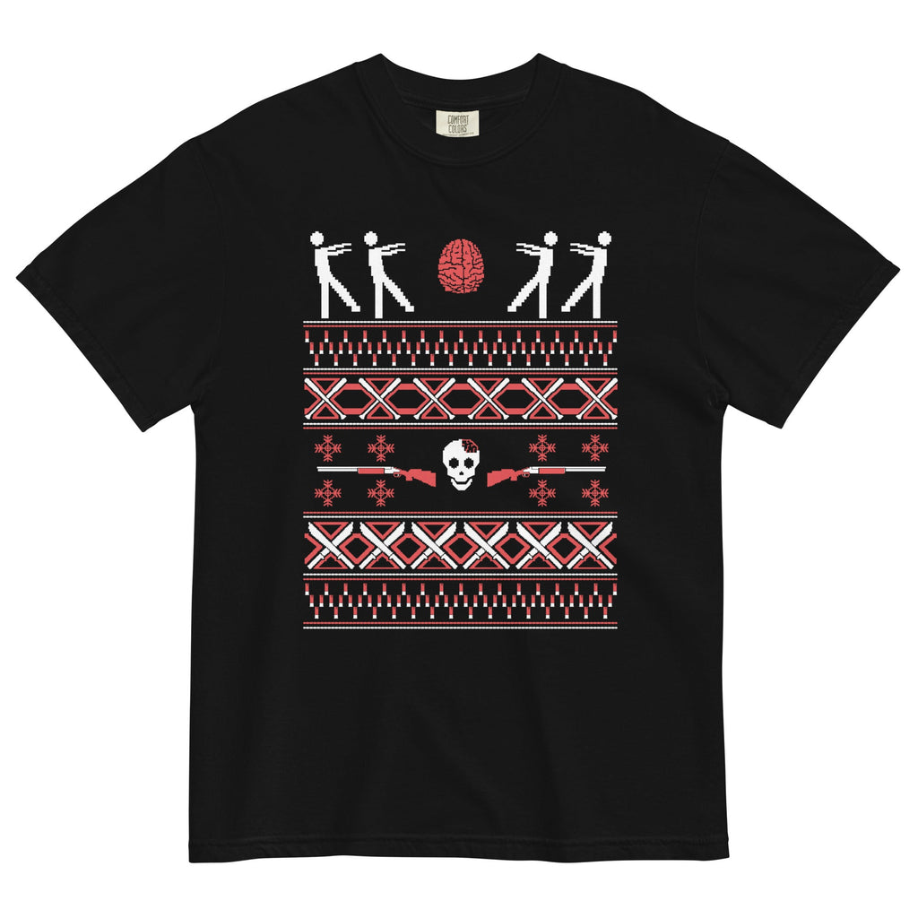 Zombie Christmas Sweater Men's Relaxed Fit Tee product image 2