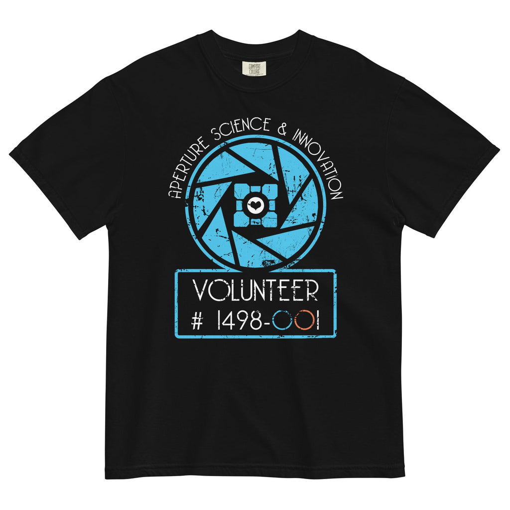 Aperture Science Volunteer Men's Relaxed Fit Tee product image 1