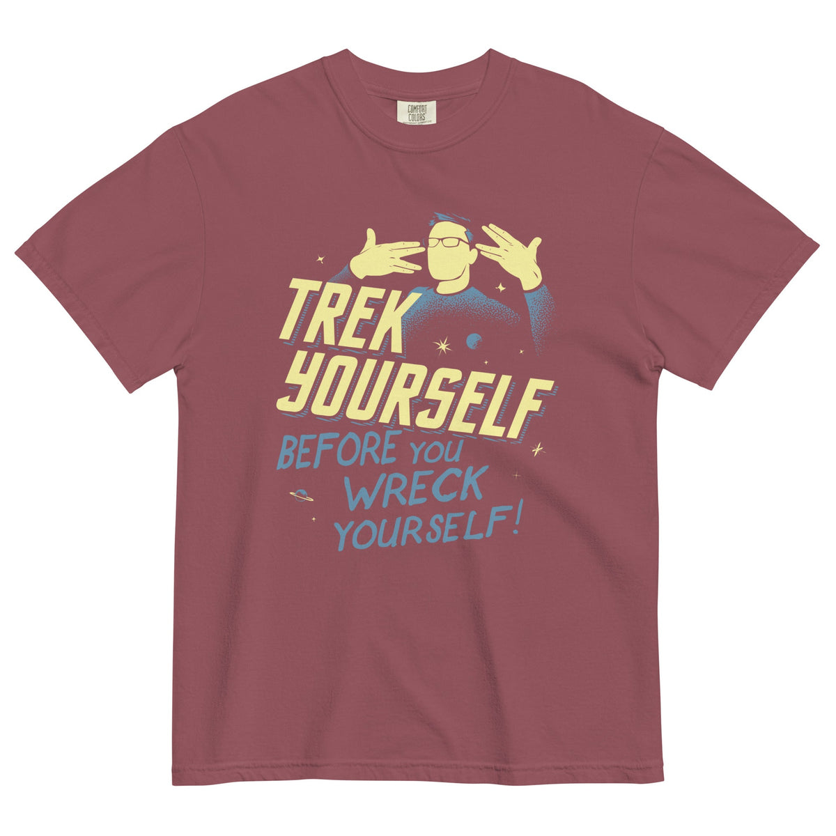 Trek Yourself Before You Wreck Men's Relaxed Fit Tee product image 5