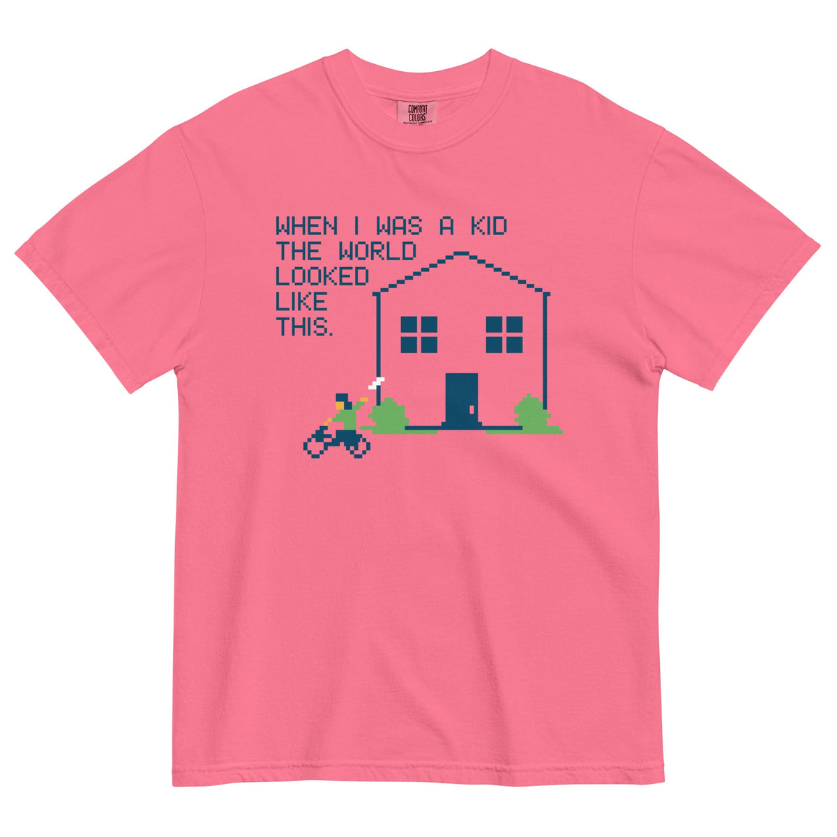 When I Was A Kid The World Men's Relaxed Fit Tee product image 5