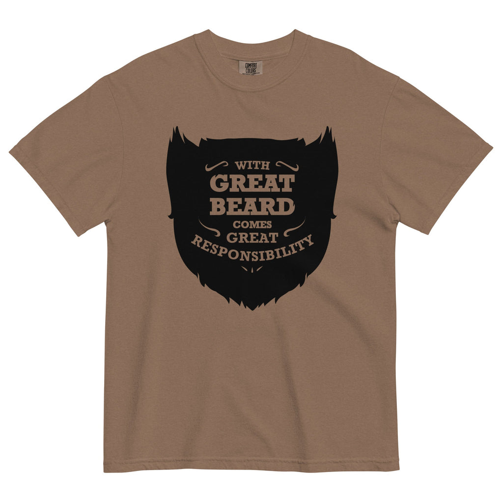With Great Beard Comes Responsibility Men's Relaxed Fit Tee product image 3