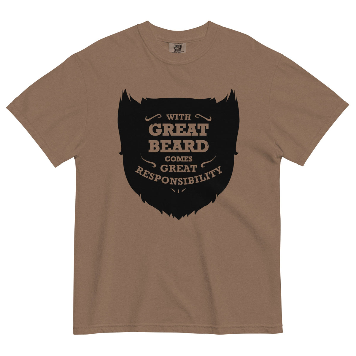 With Great Beard Comes Responsibility Men's Relaxed Fit Tee product image 3