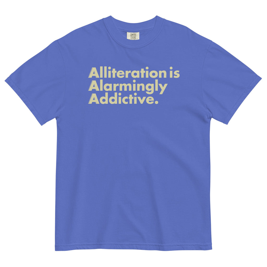 Alliteration Is Alarmingly Addictive Men's Relaxed Fit Tee product image 4