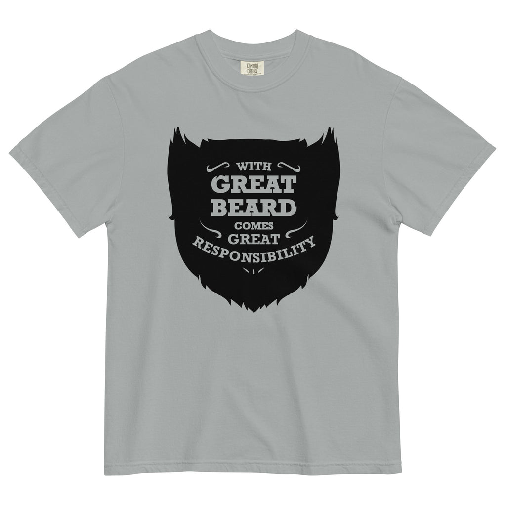 With Great Beard Comes Responsibility Men's Relaxed Fit Tee product image 1