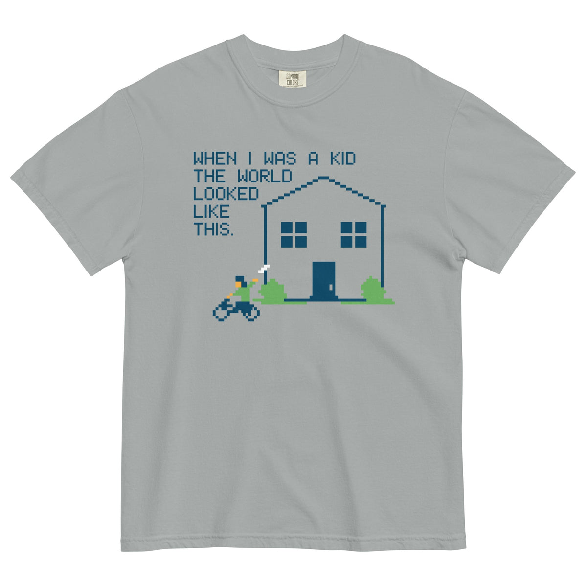 When I Was A Kid The World Men's Relaxed Fit Tee product image 2
