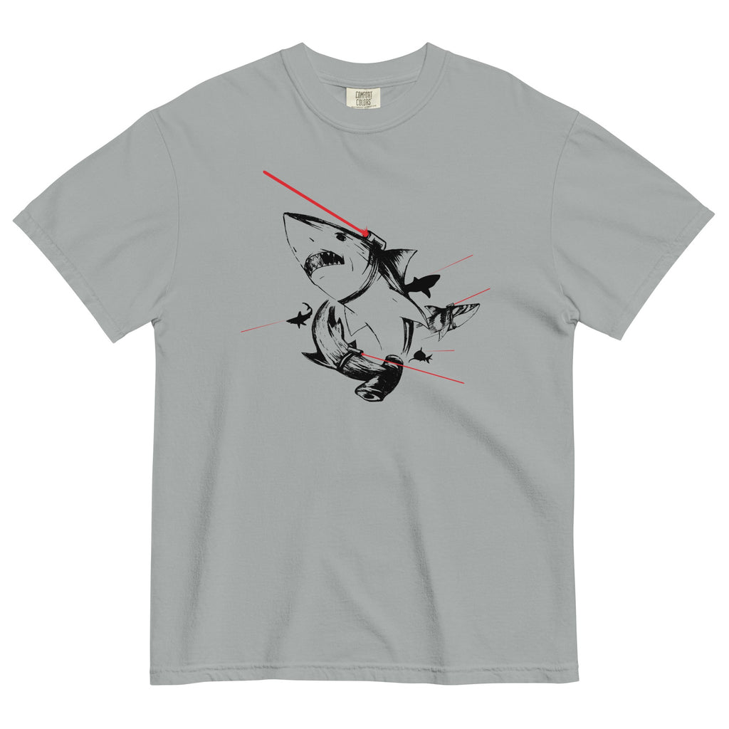 Sharks With Lasers Men's Relaxed Fit Tee product image 5