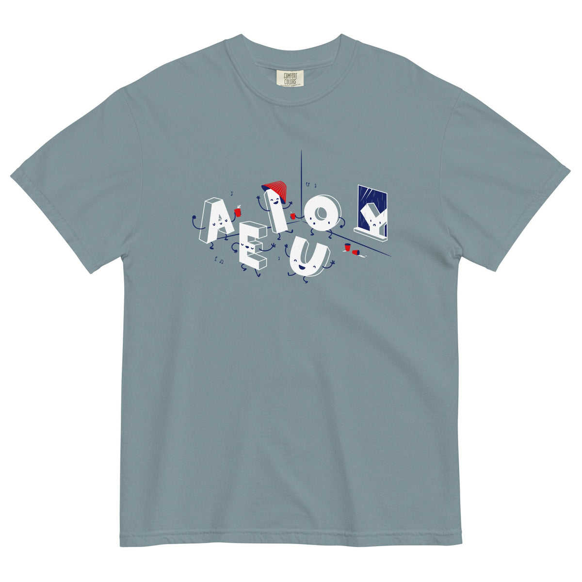 Vowel Party Time Men's Relaxed Fit Tee product image 3