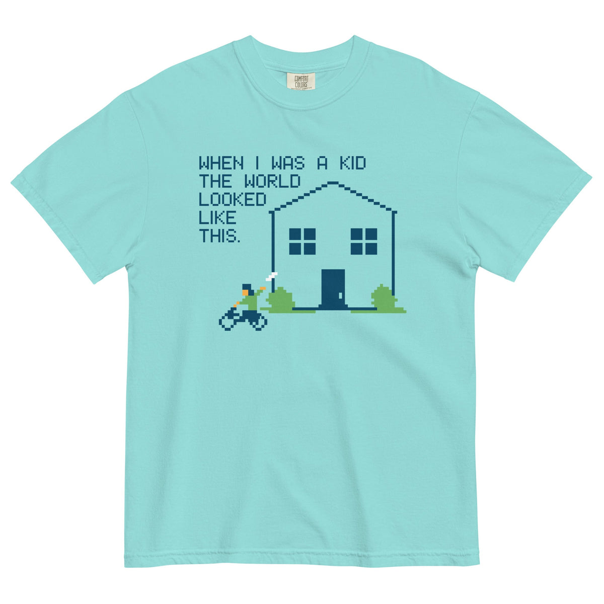 When I Was A Kid The World Men's Relaxed Fit Tee product image 1