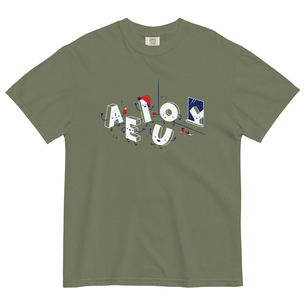 Vowel Party Time Men's Relaxed Fit Tee product image 2