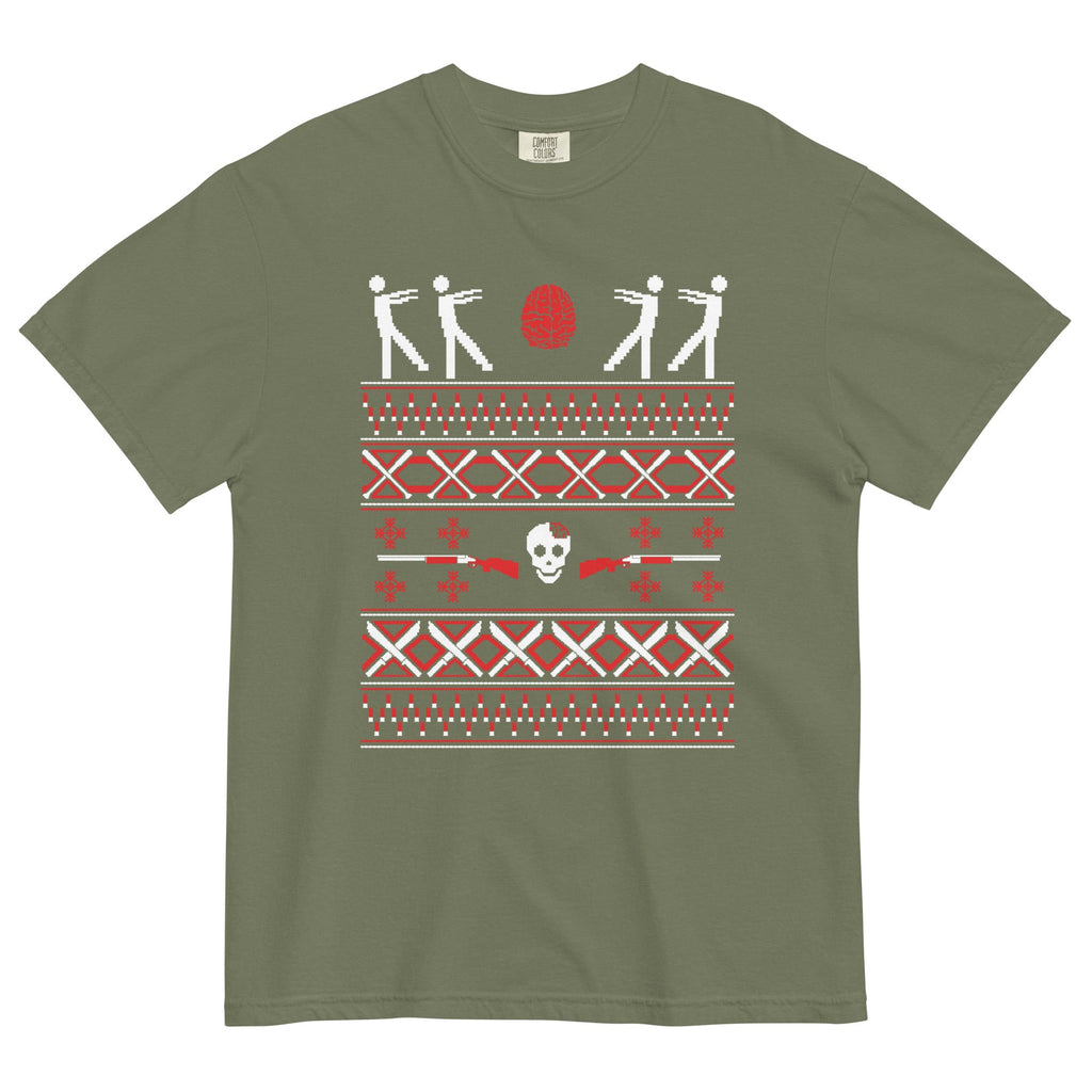 Zombie Christmas Sweater Men's Relaxed Fit Tee product image 4