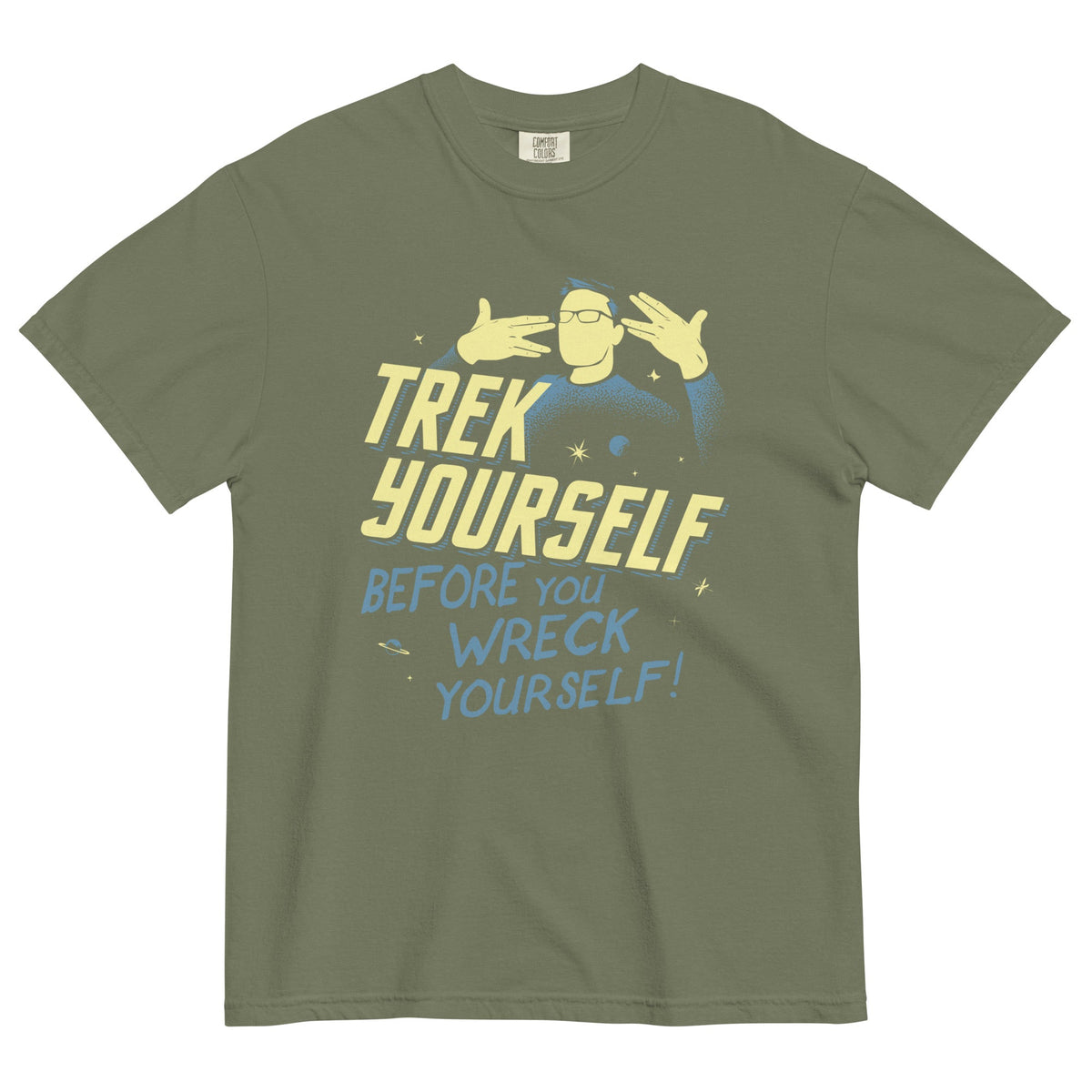 Trek Yourself Before You Wreck Men's Relaxed Fit Tee product image 3