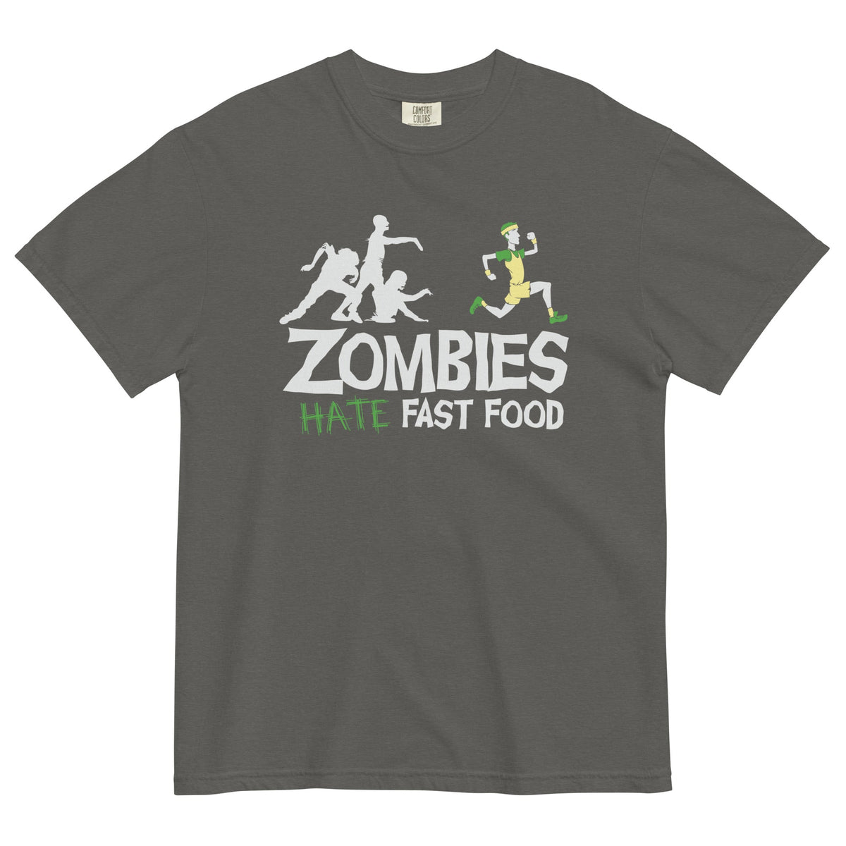 Zombies Hate Fast Food Men's Relaxed Fit Tee product image 3
