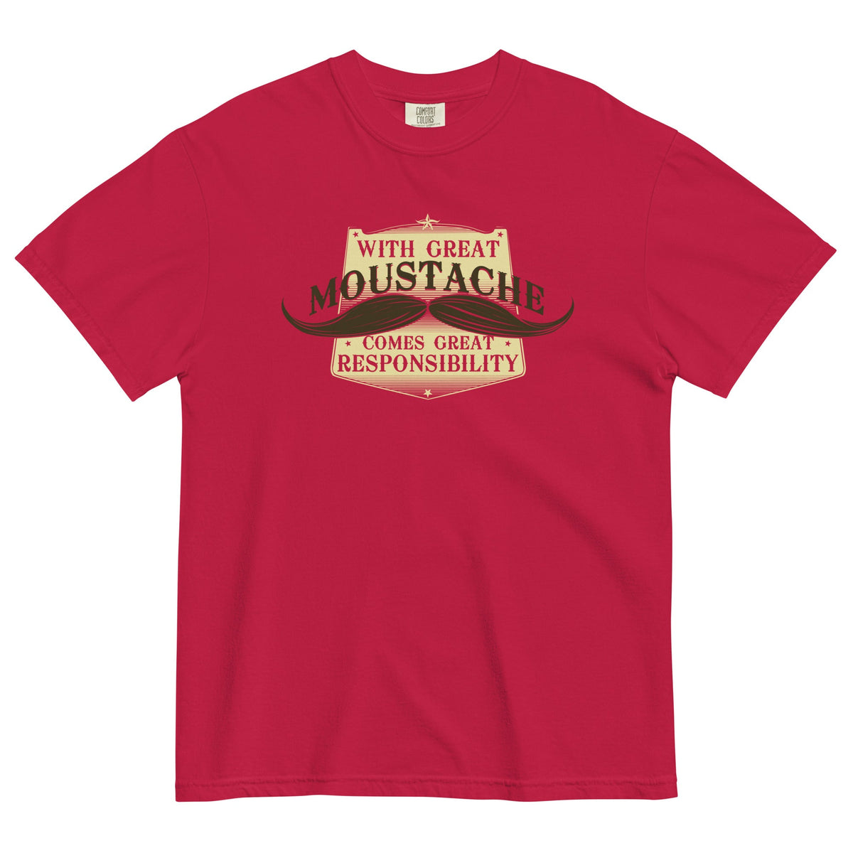 With Great Moustache Men's Relaxed Fit Tee product image 5
