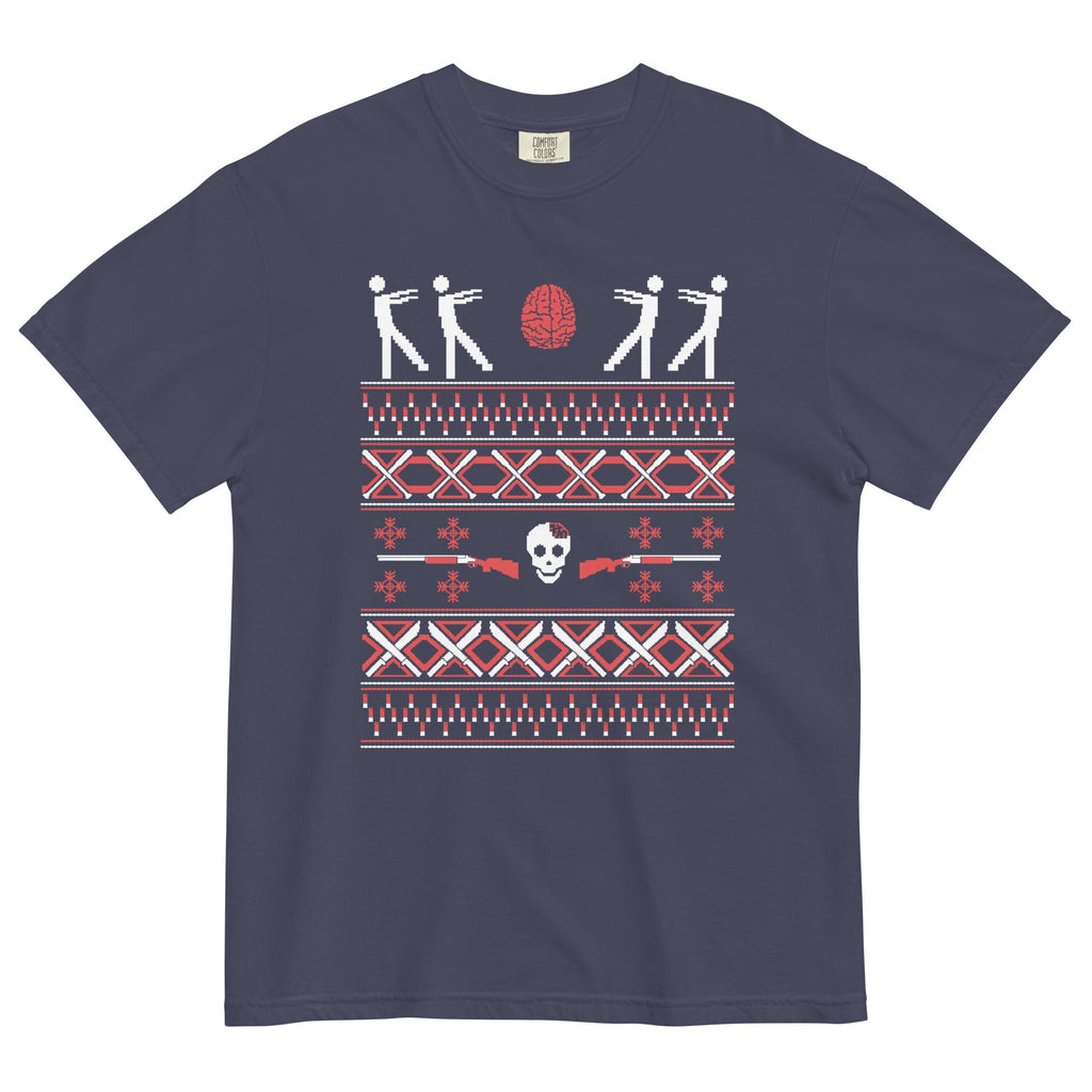 Zombie Christmas Sweater Men's Relaxed Fit Tee product image 1