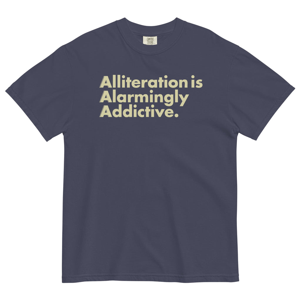 Alliteration Is Alarmingly Addictive Men's Relaxed Fit Tee product image 2