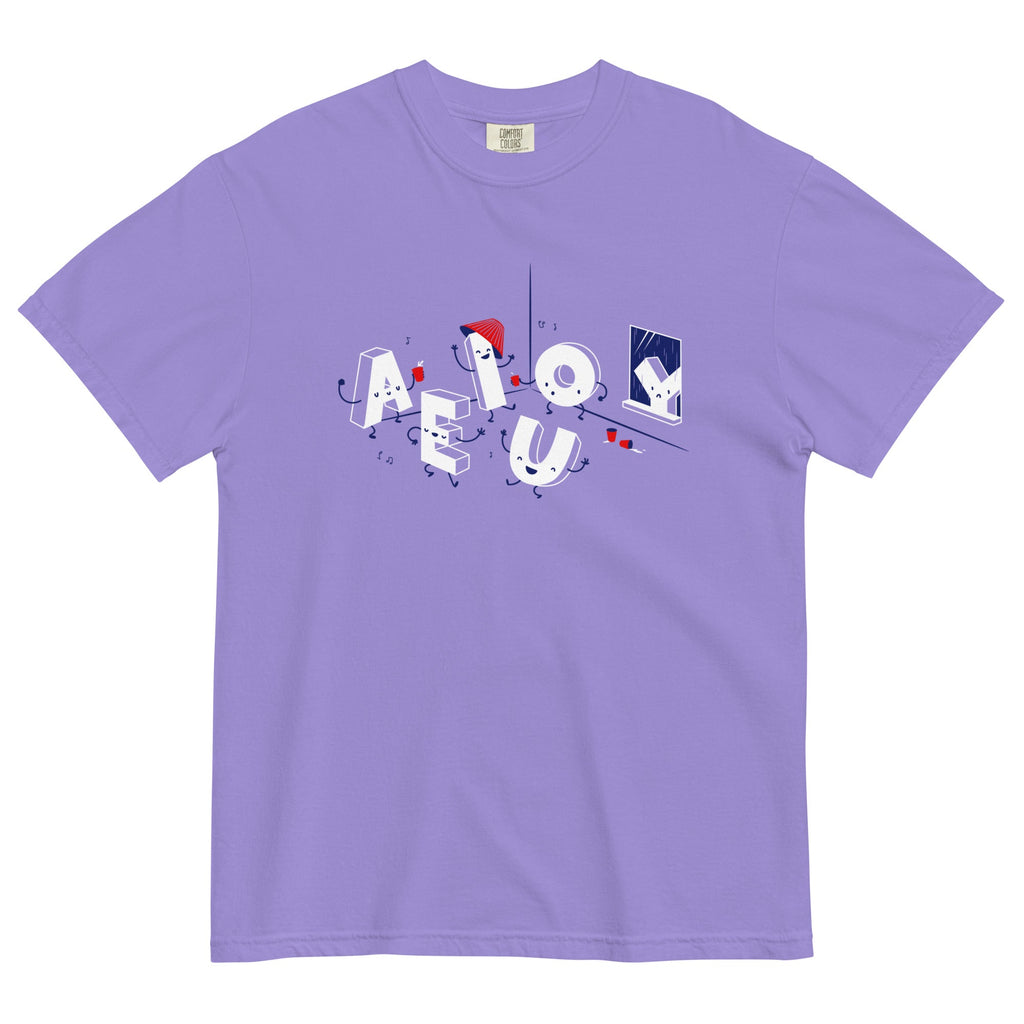Vowel Party Time Men's Relaxed Fit Tee product image 4