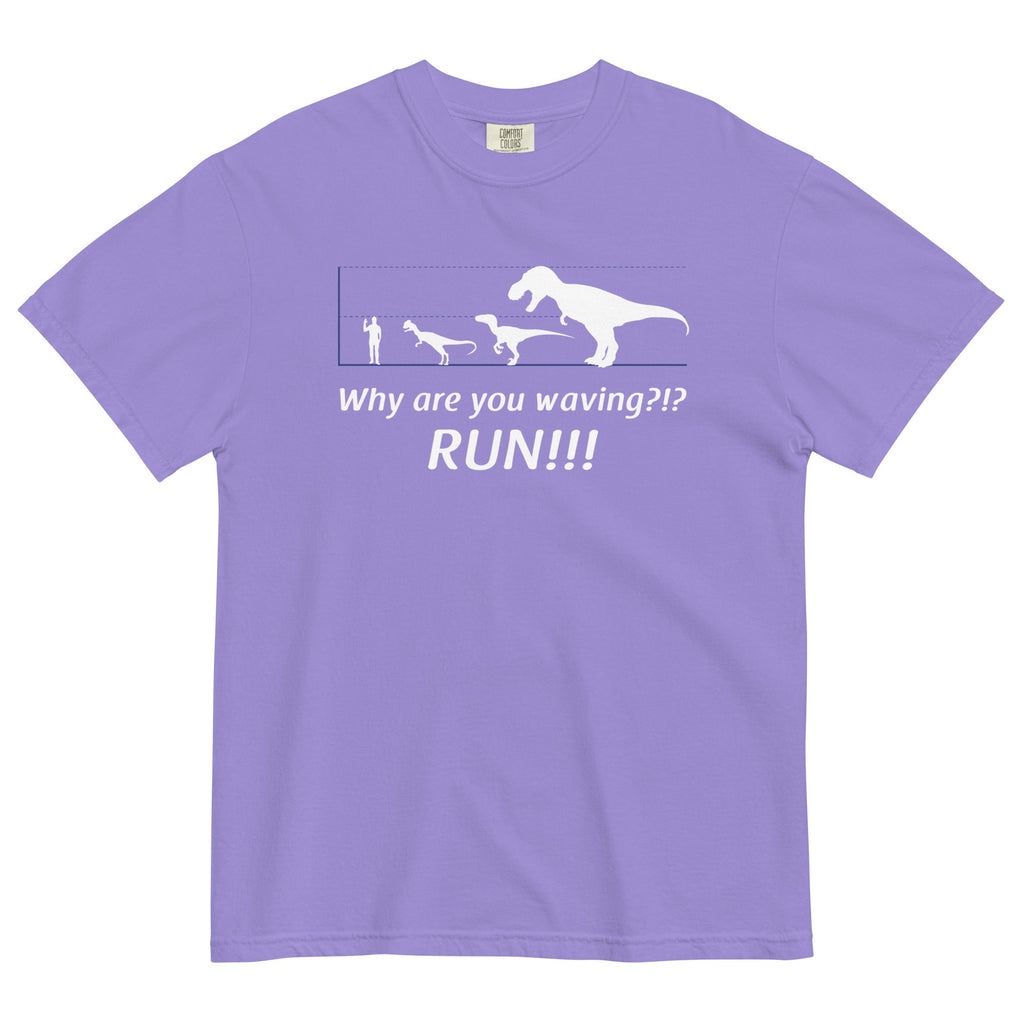 Why Are You Waving? Run! Men's Relaxed Fit Tee product image 4