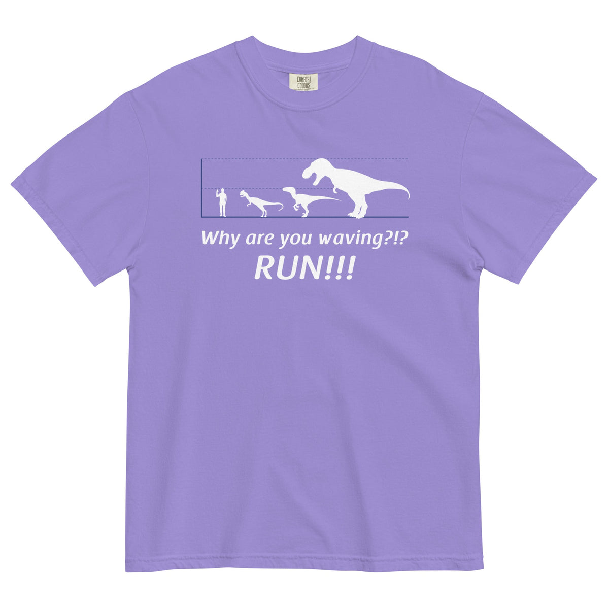 Why Are You Waving? Run! Men's Relaxed Fit Tee product image 4