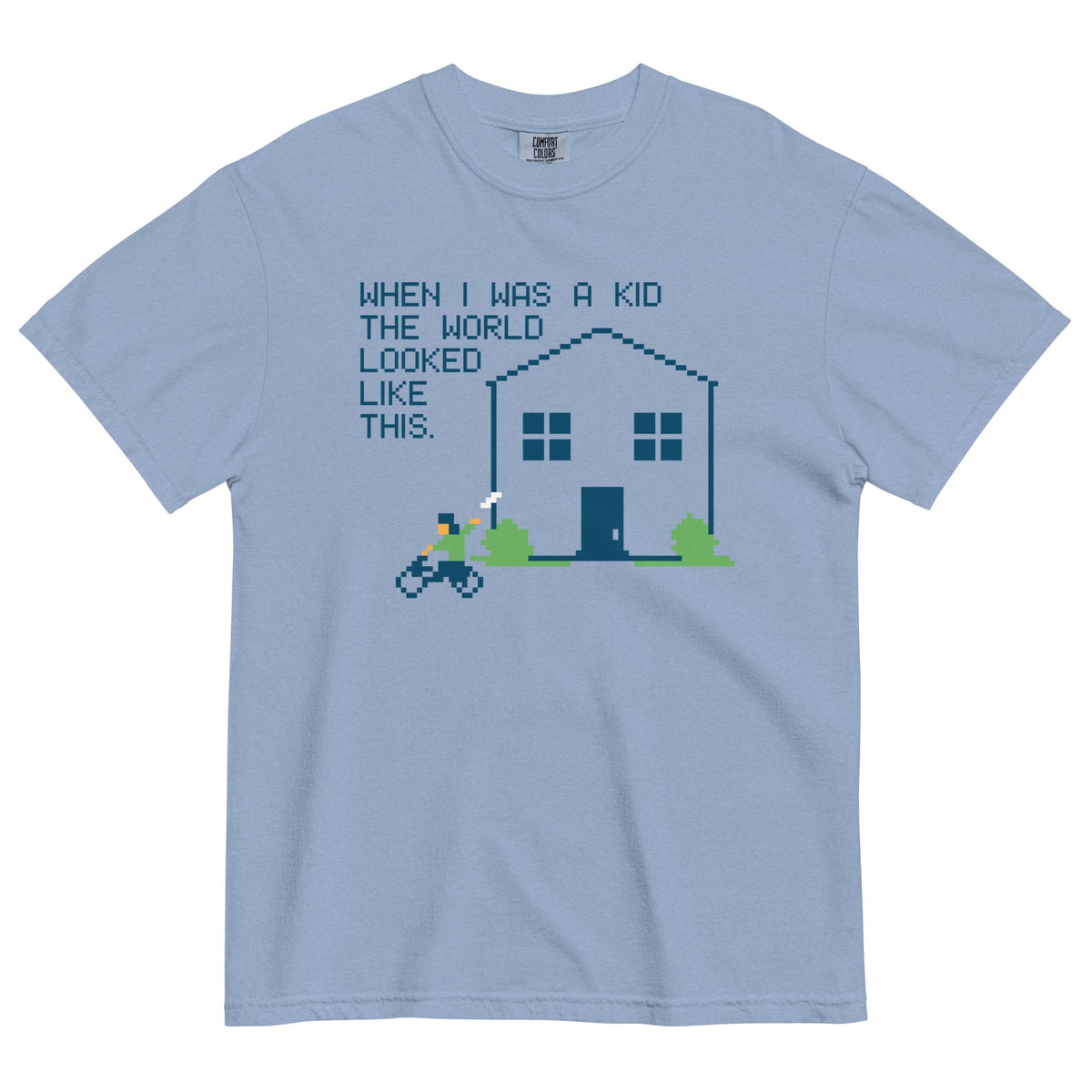 When I Was A Kid The World Men's Relaxed Fit Tee product image 6