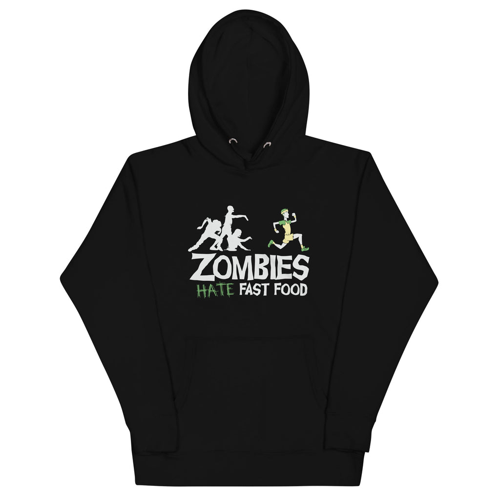 Zombies Hate Fast Food Unisex Hoodie product image 2