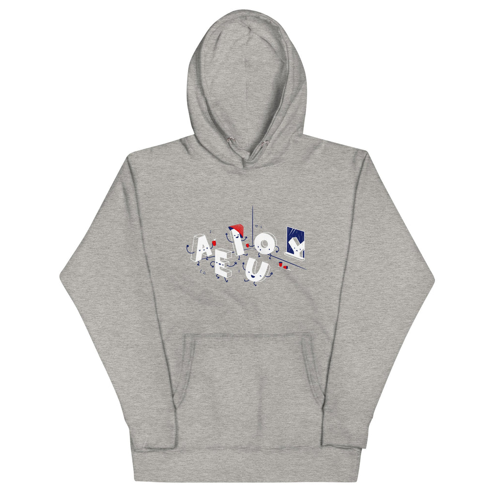 Vowel Party Time Unisex Hoodie product image 1