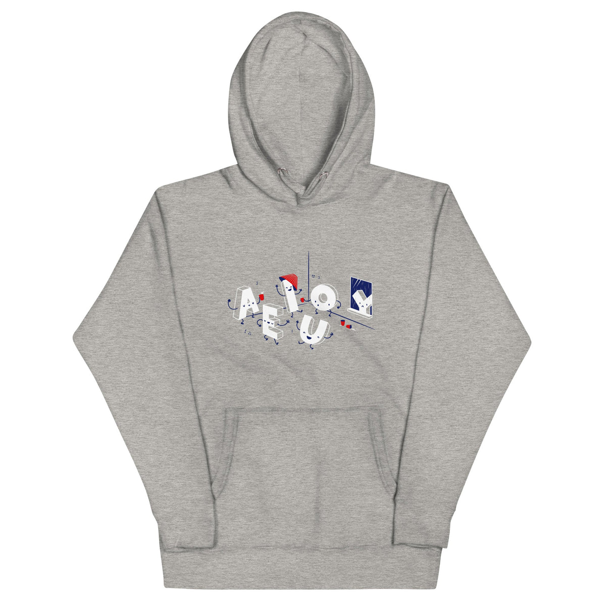 Vowel Party Time Unisex Hoodie product image 1