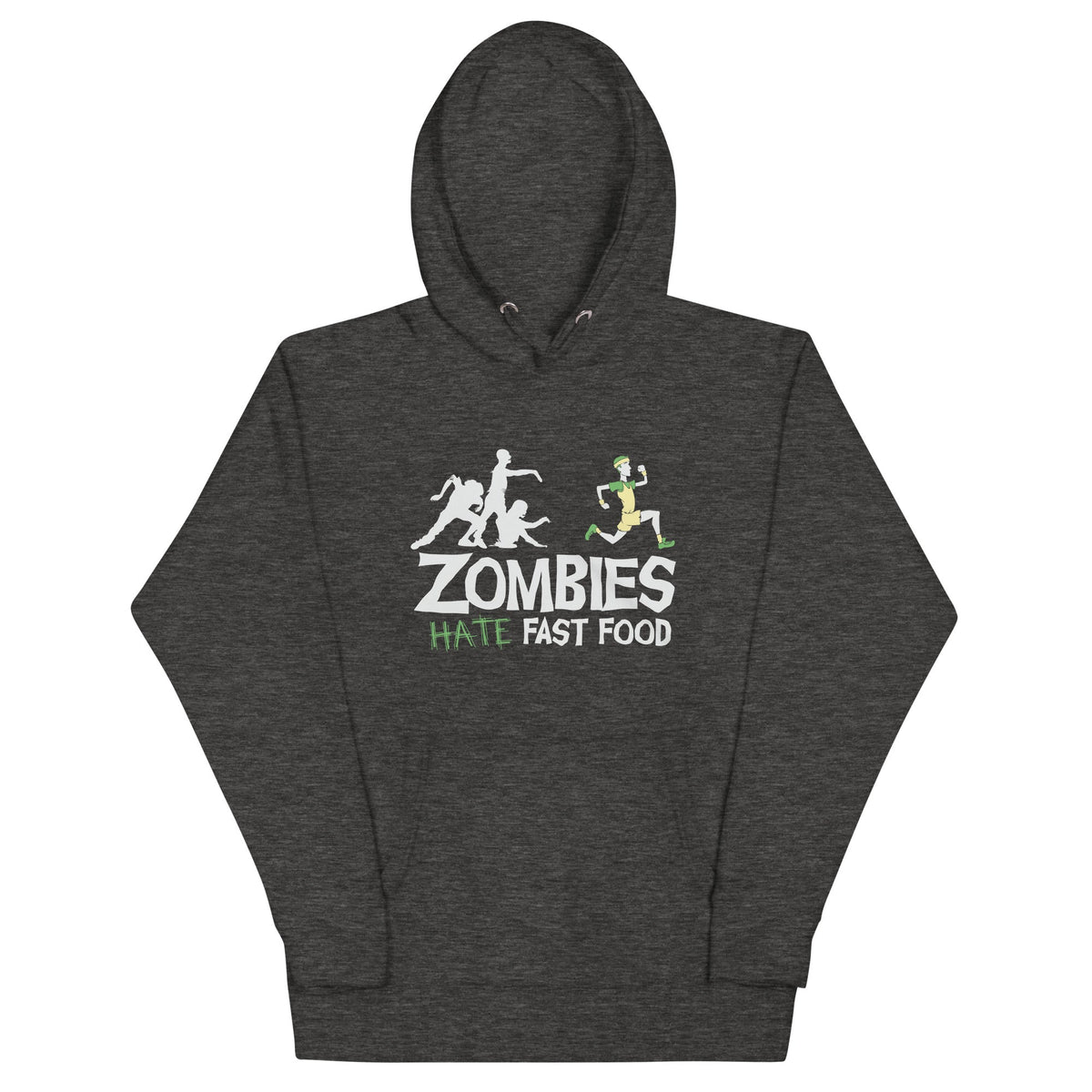 Zombies Hate Fast Food Unisex Hoodie product image 4