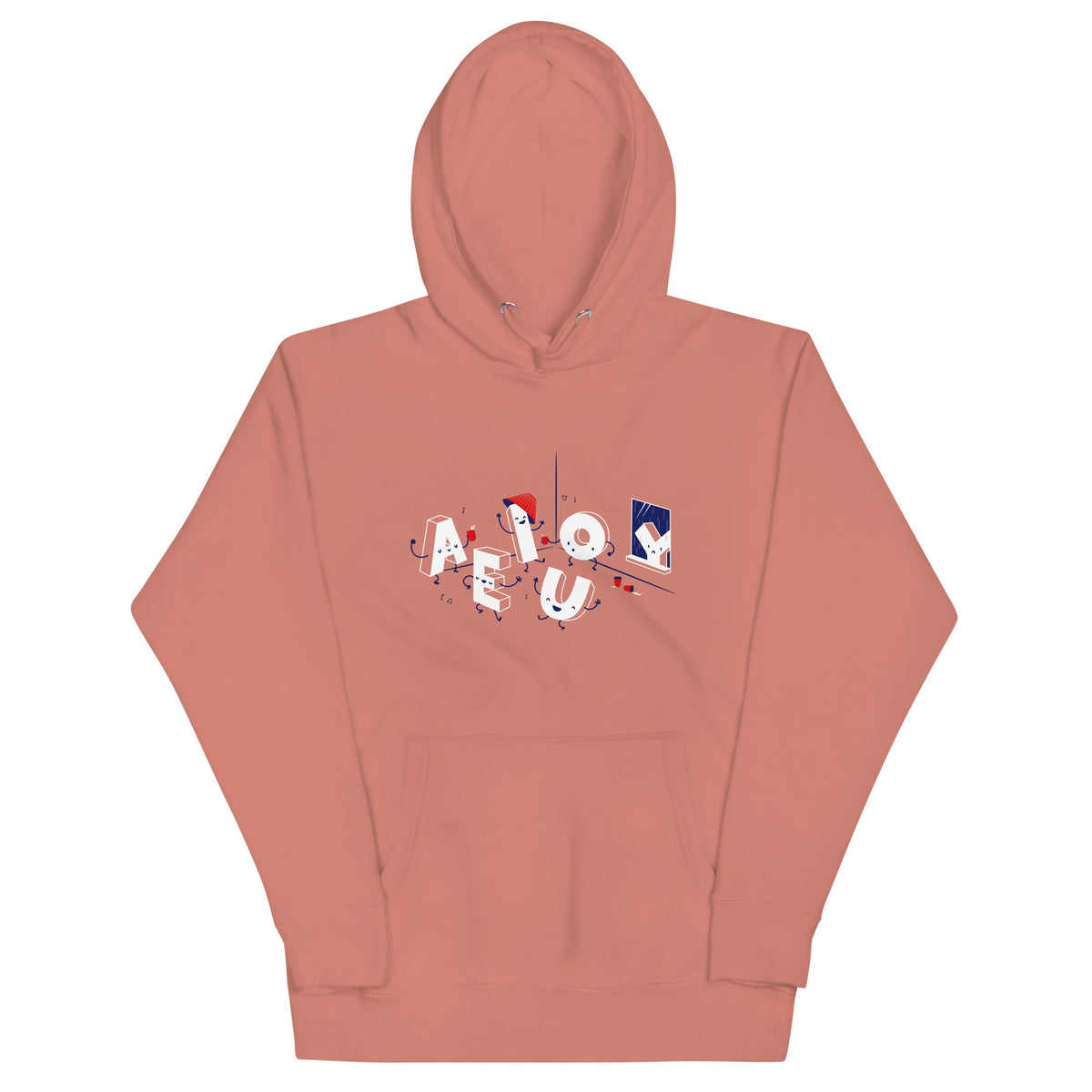 Vowel Party Time Unisex Hoodie product image 3