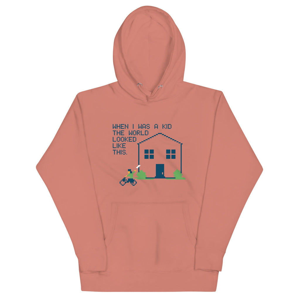 When I Was A Kid The World Unisex Hoodie product image 2