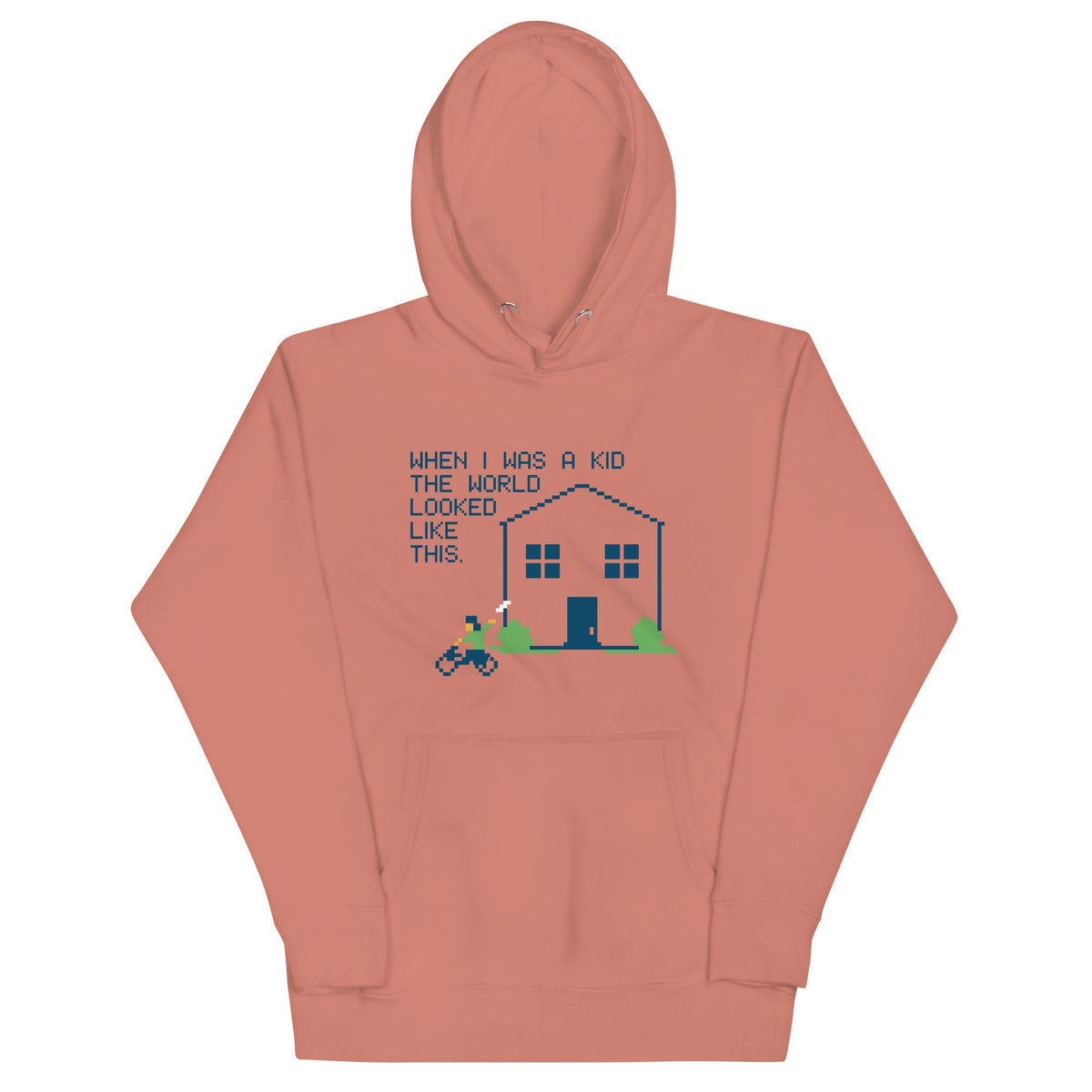 When I Was A Kid The World Unisex Hoodie product image 2