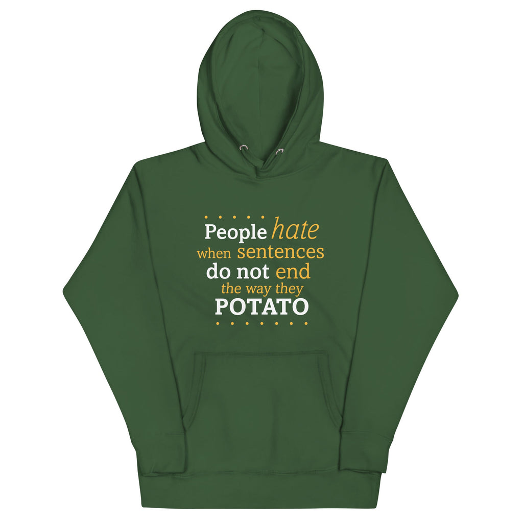 Sentences That End In Potato Unisex Hoodie product image 7