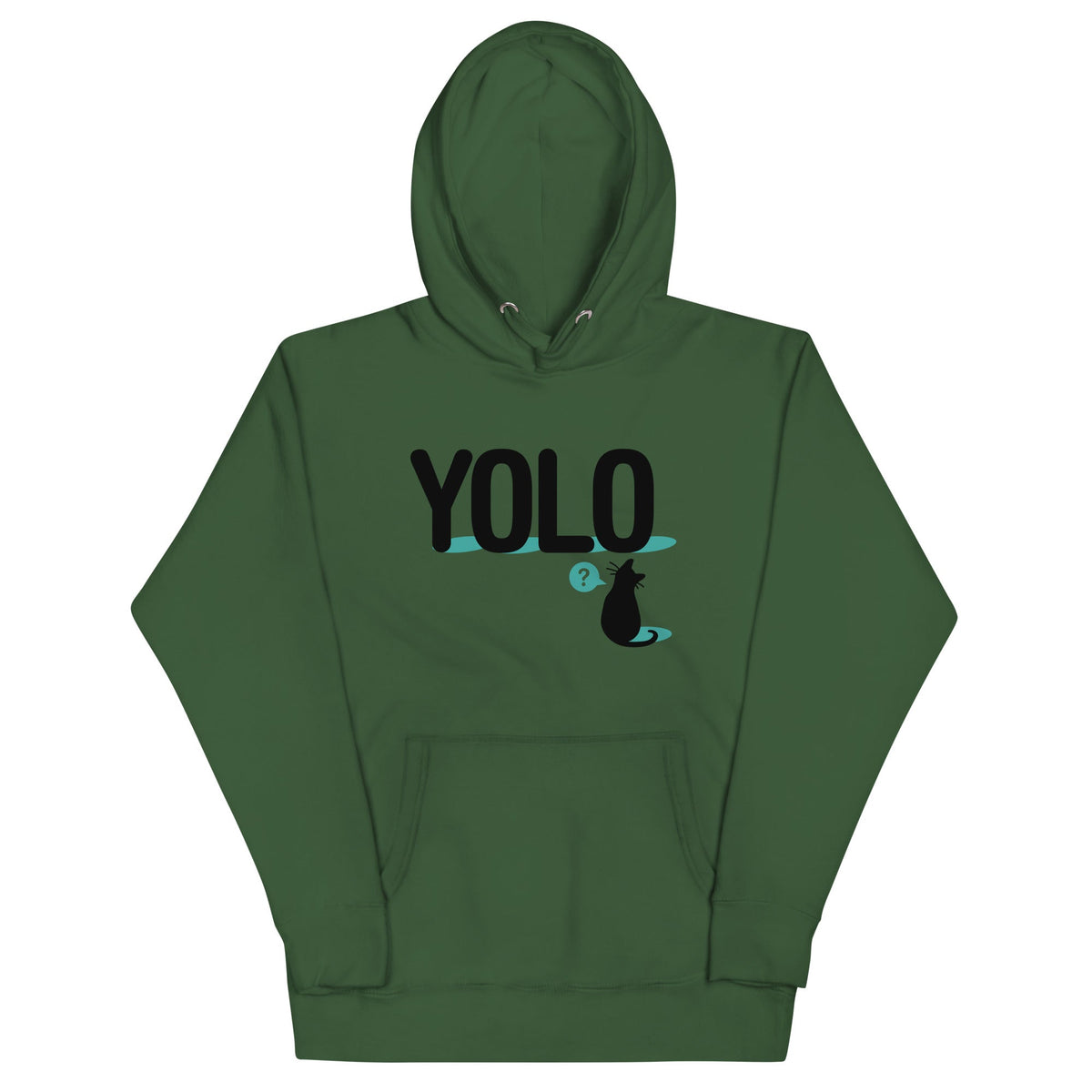 YOLO Cat Unisex Hoodie product image 2